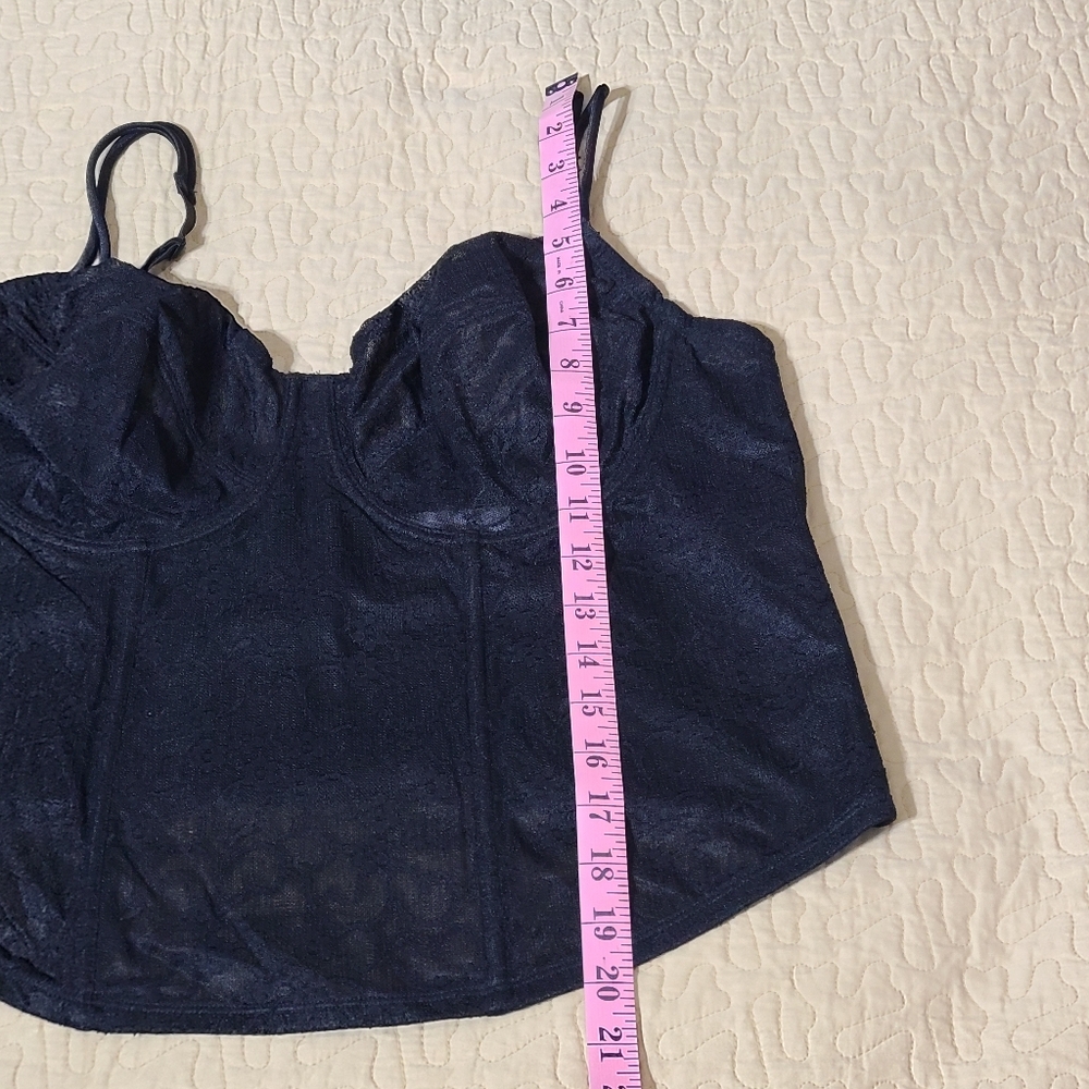 Cacique sheer lace bustier size 44 - Picture 9 of 9